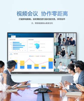 探索未来会议 防眩光双系统触摸一体机的革命性交互体验
